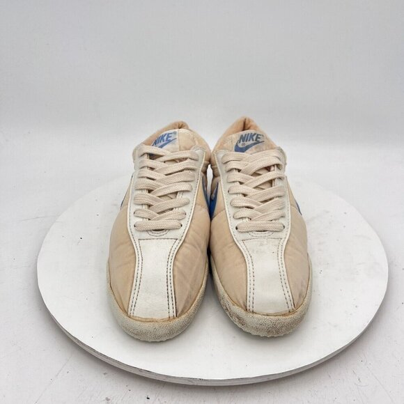 Vintage Nike Training Women's Size 5 Blue White Nylon Sneakers Made in Korea - Picture 3 of 12